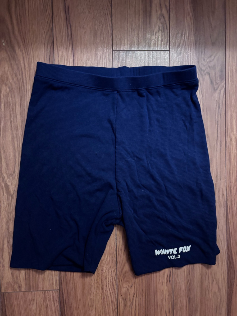 White Fox Boutique Navy Blue Bike Shorts